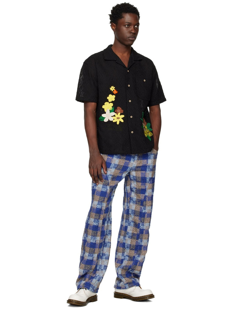 Andersson Bell Black Floral Shirt outlook