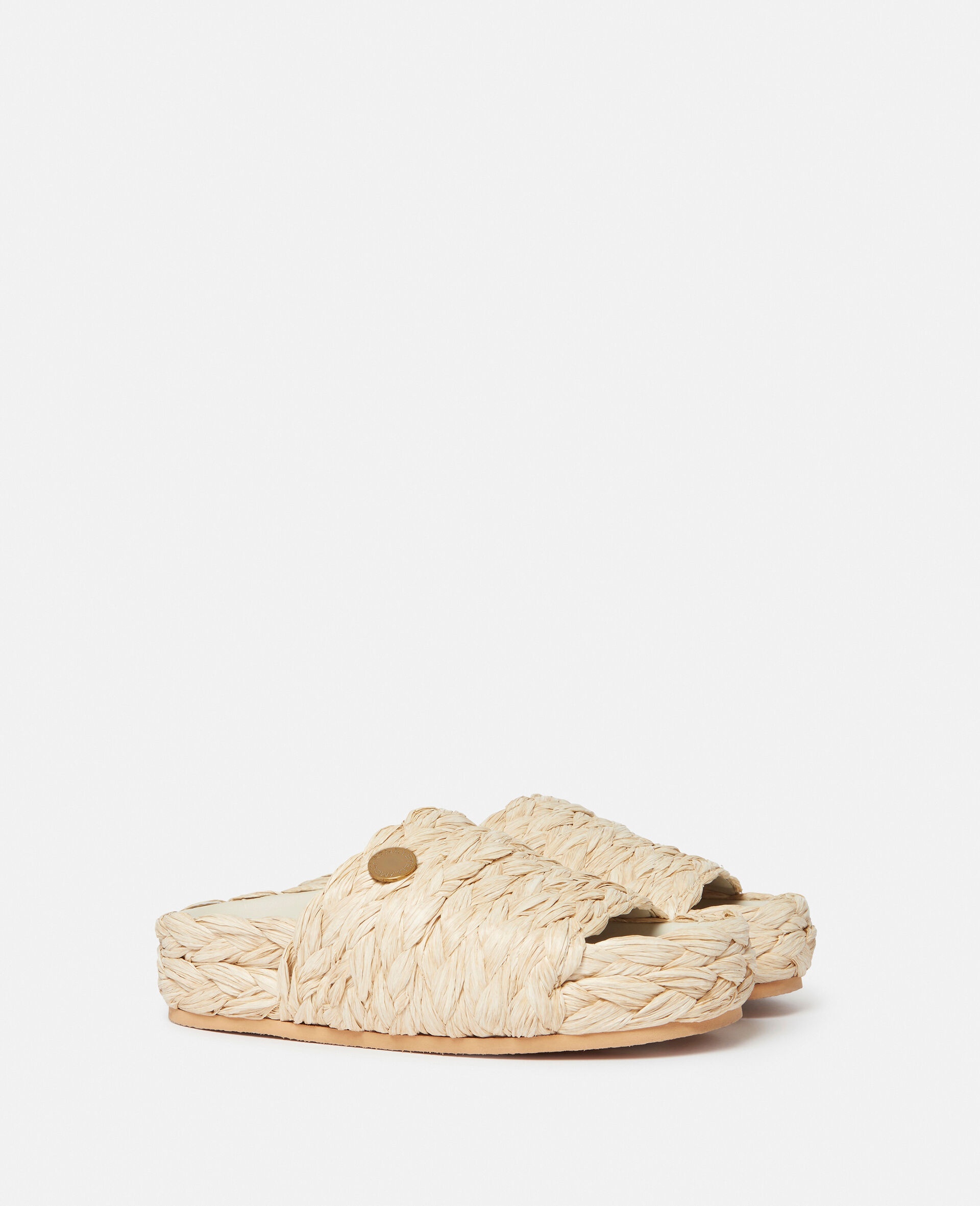Skyla Raffia Slides - 3