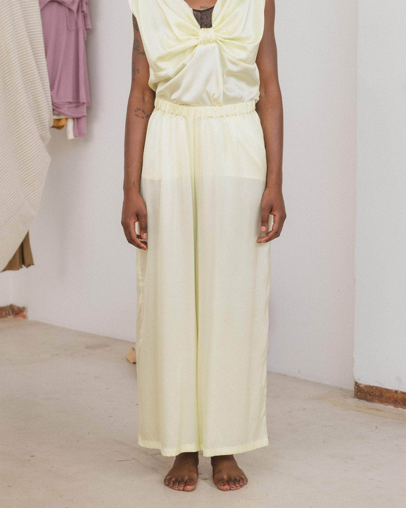 Sepia Pants - Silk Satin 1