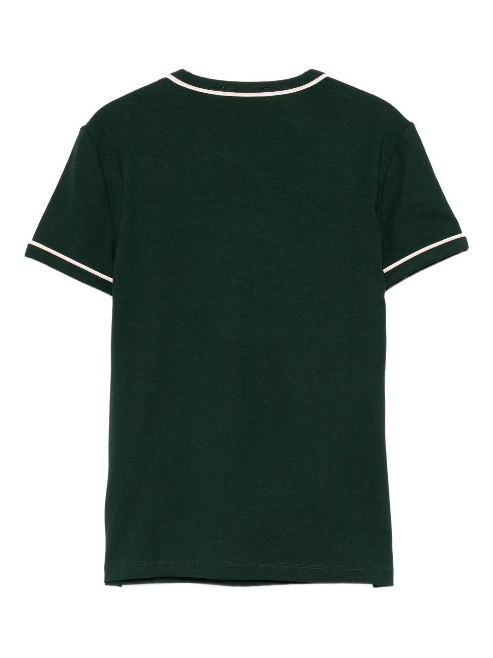 contrast-trim T-shirt - 2