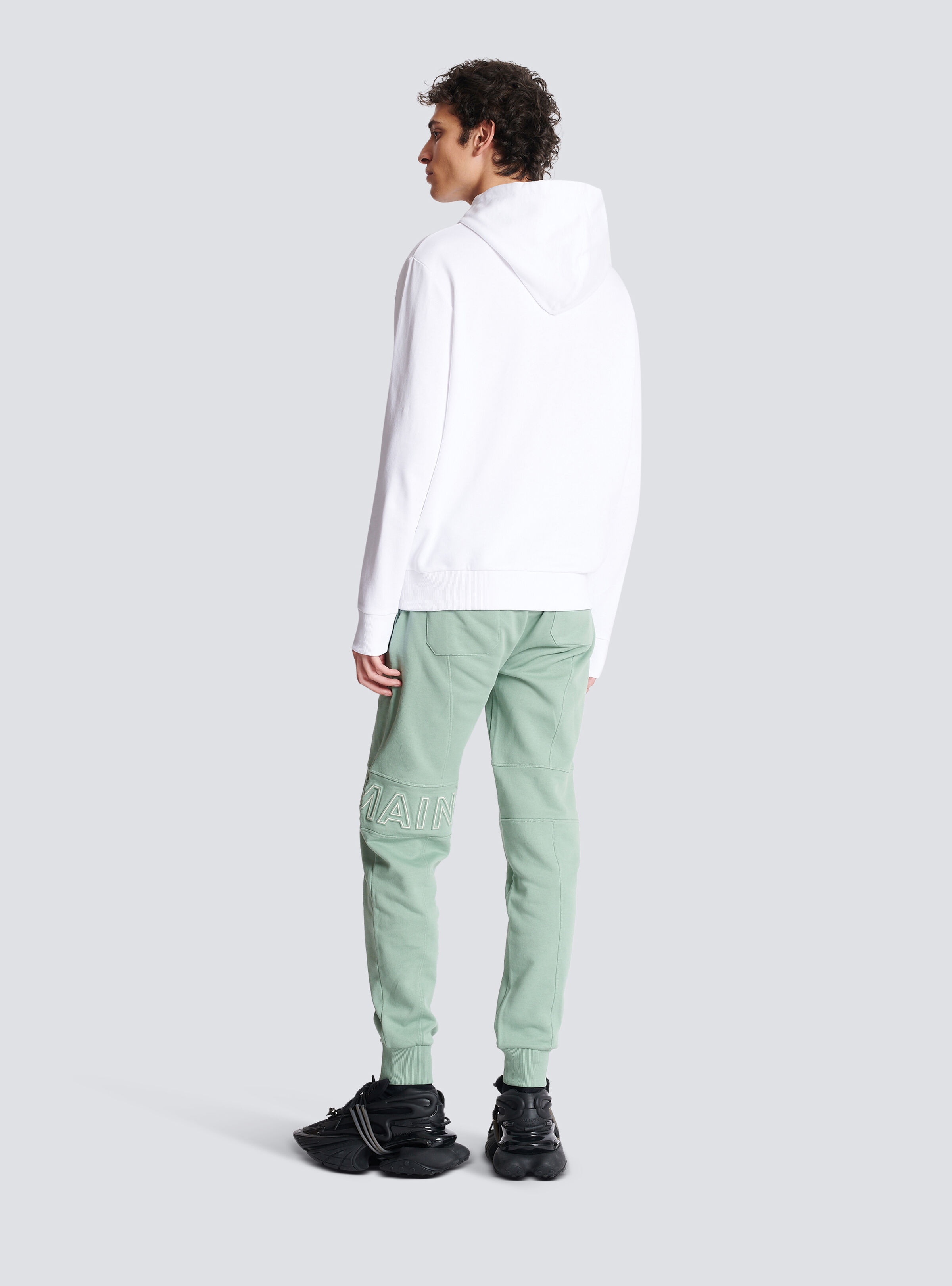 Printed Balmain Paris hoodie - 4