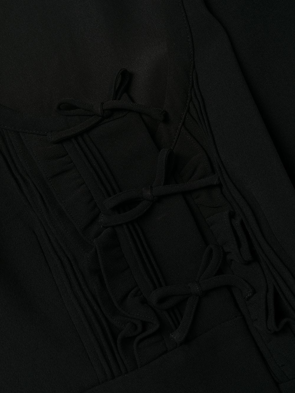 ruched crepe midi dress - 5