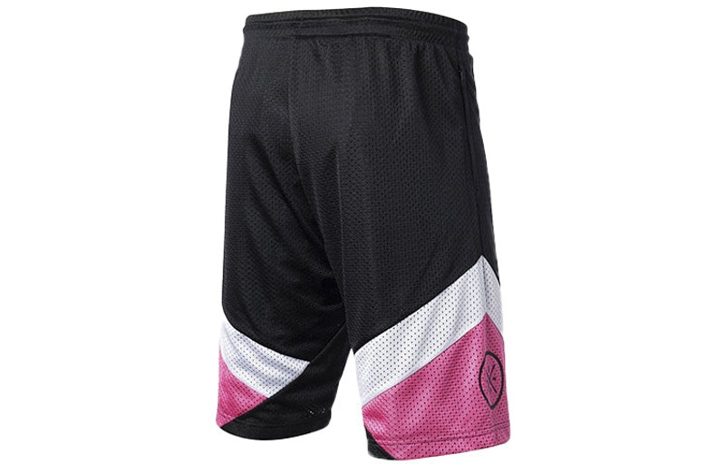Li-Ning Li-Ning Way Of Wade Logo Basketball Shorts 'Black White Pink' AAPQ053-1 outlook