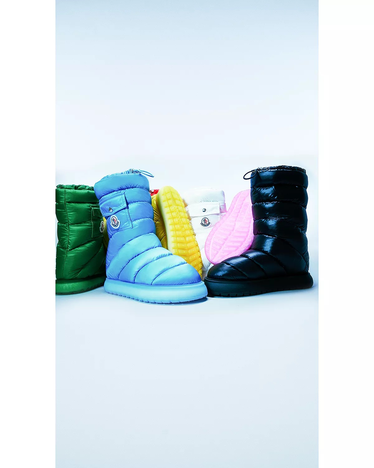 Moncler Women's Gaia Logo Pocket Down Snow Boots - 2