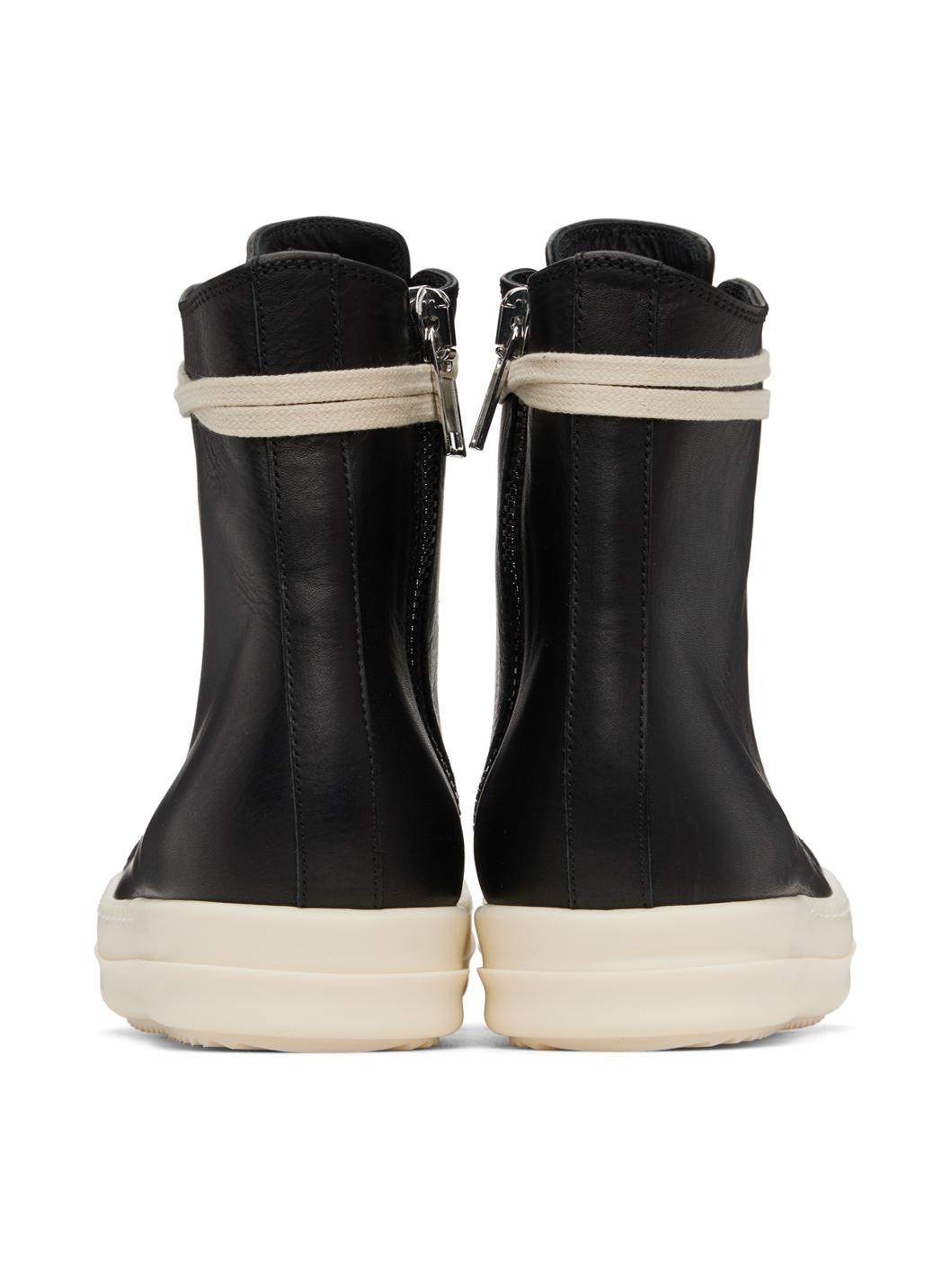 Black Porterville Washed Calf Sneakers - 2