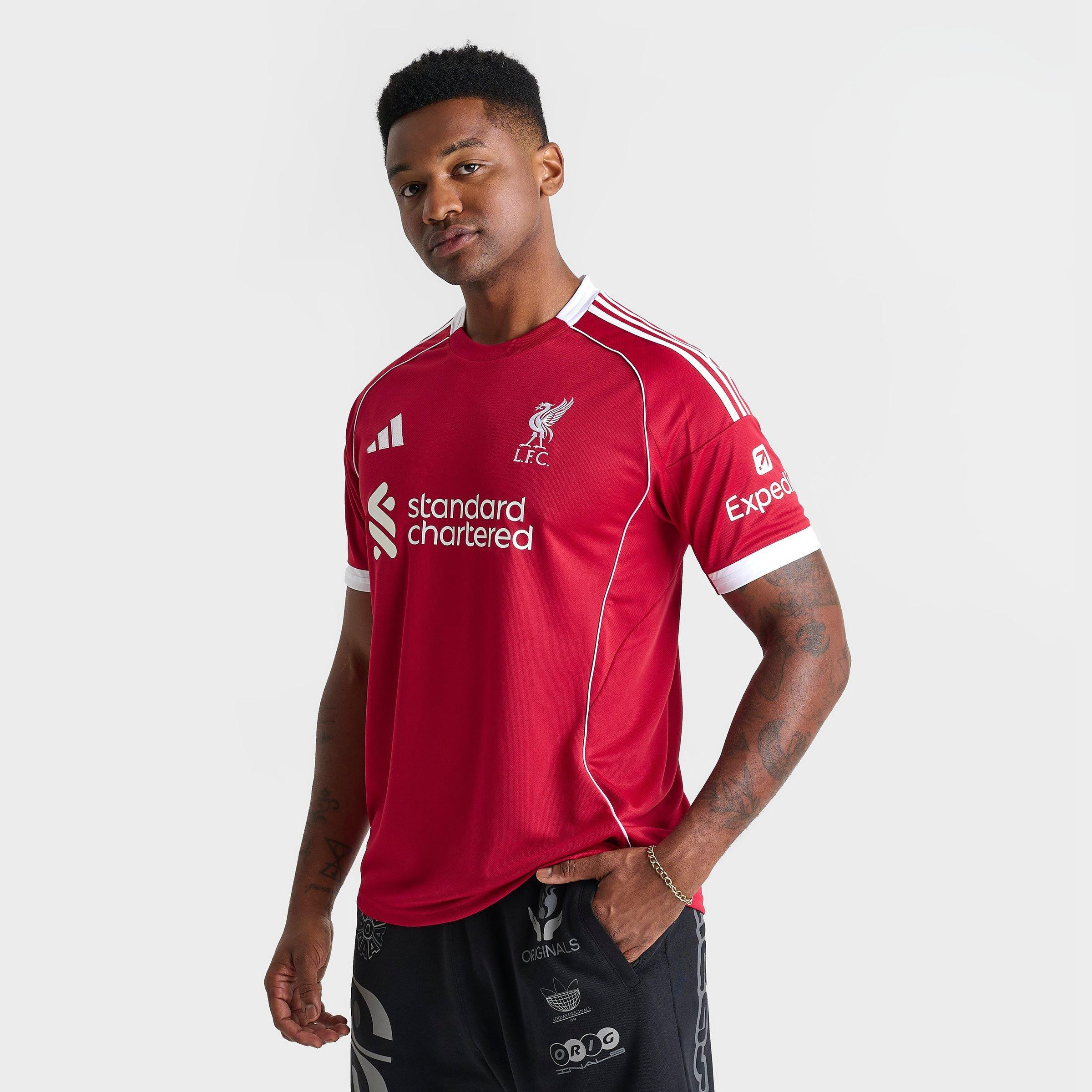 Men's adidas Liverpool FC 25-26 Home Soccer Jersey - 3