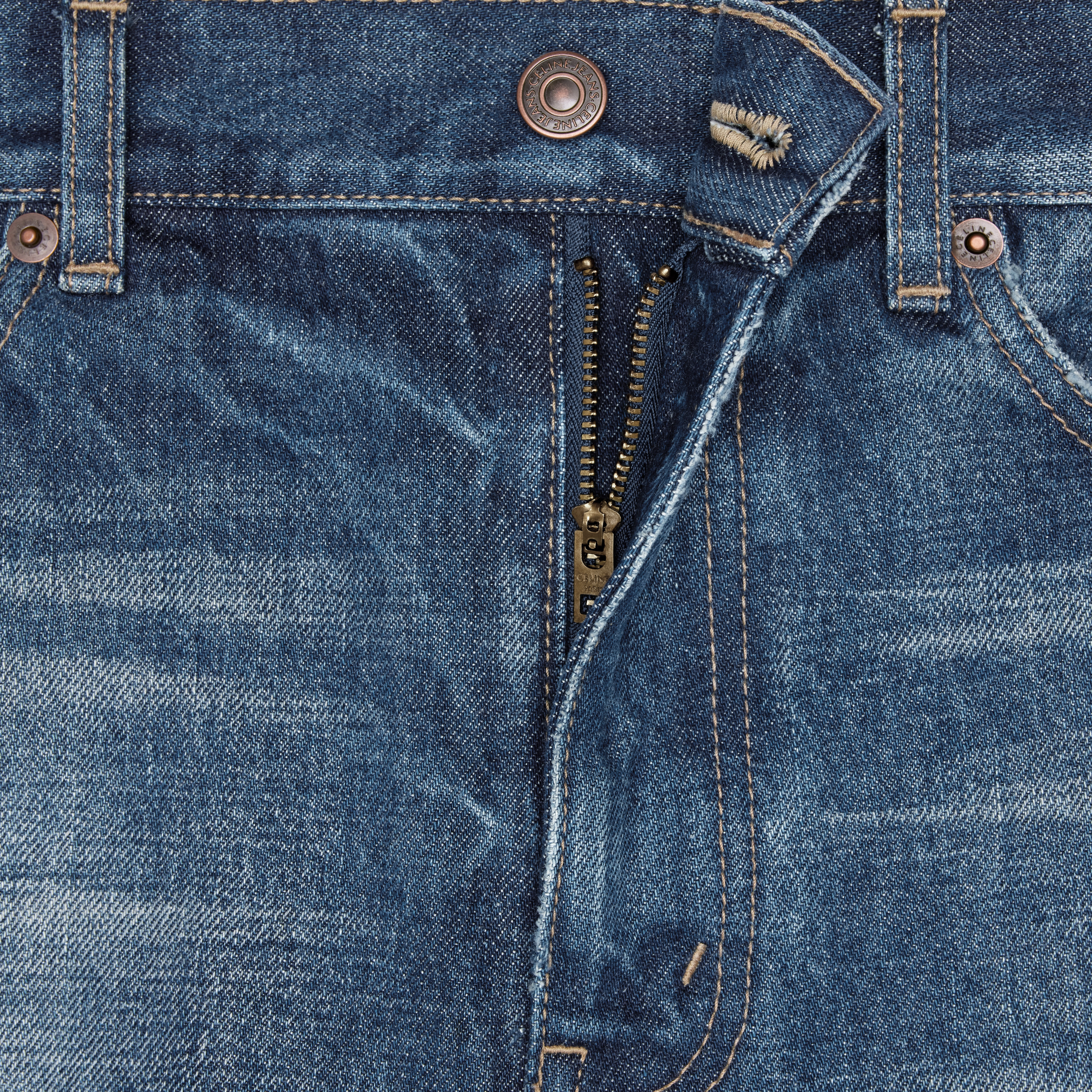 FLARED SURF JEANS IN DARK UNION WASH DENIM - 4