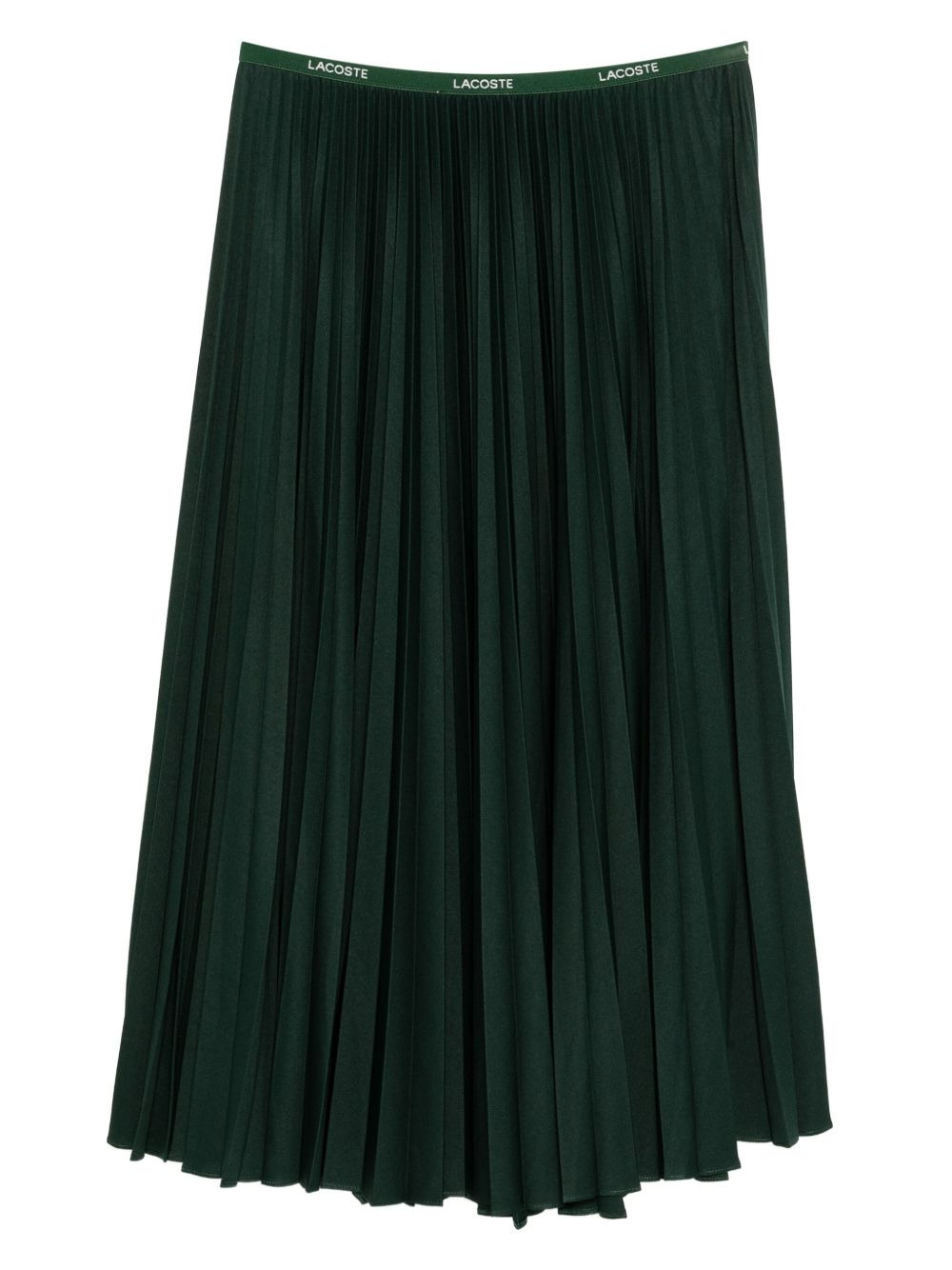 logo-waistband pleated skirt - 2