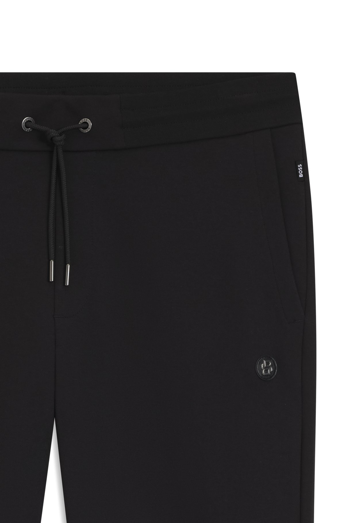 TRACKSUIT BOTTOMS WITH METALLIC DOUBLE B MONOGRAM - 6