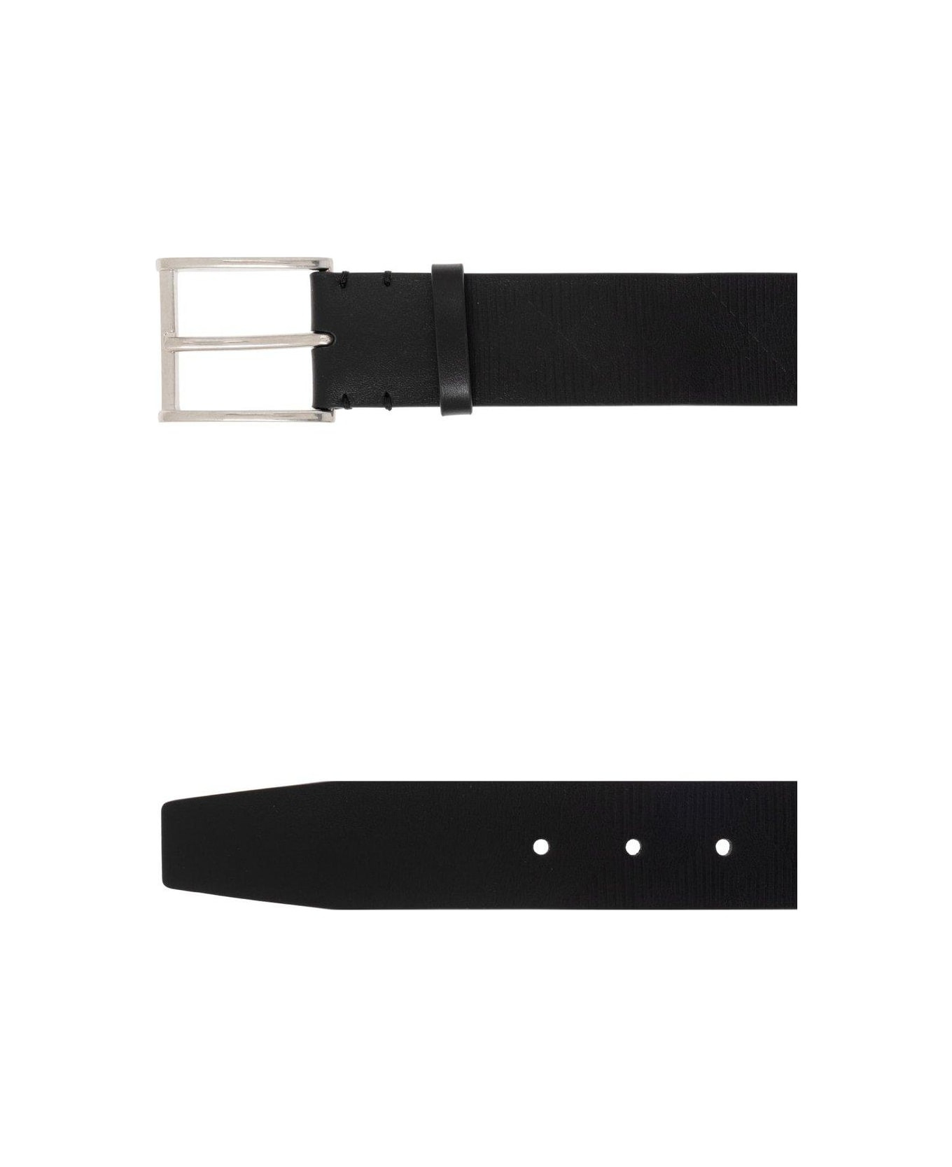 Checked Buckled Belt - 3