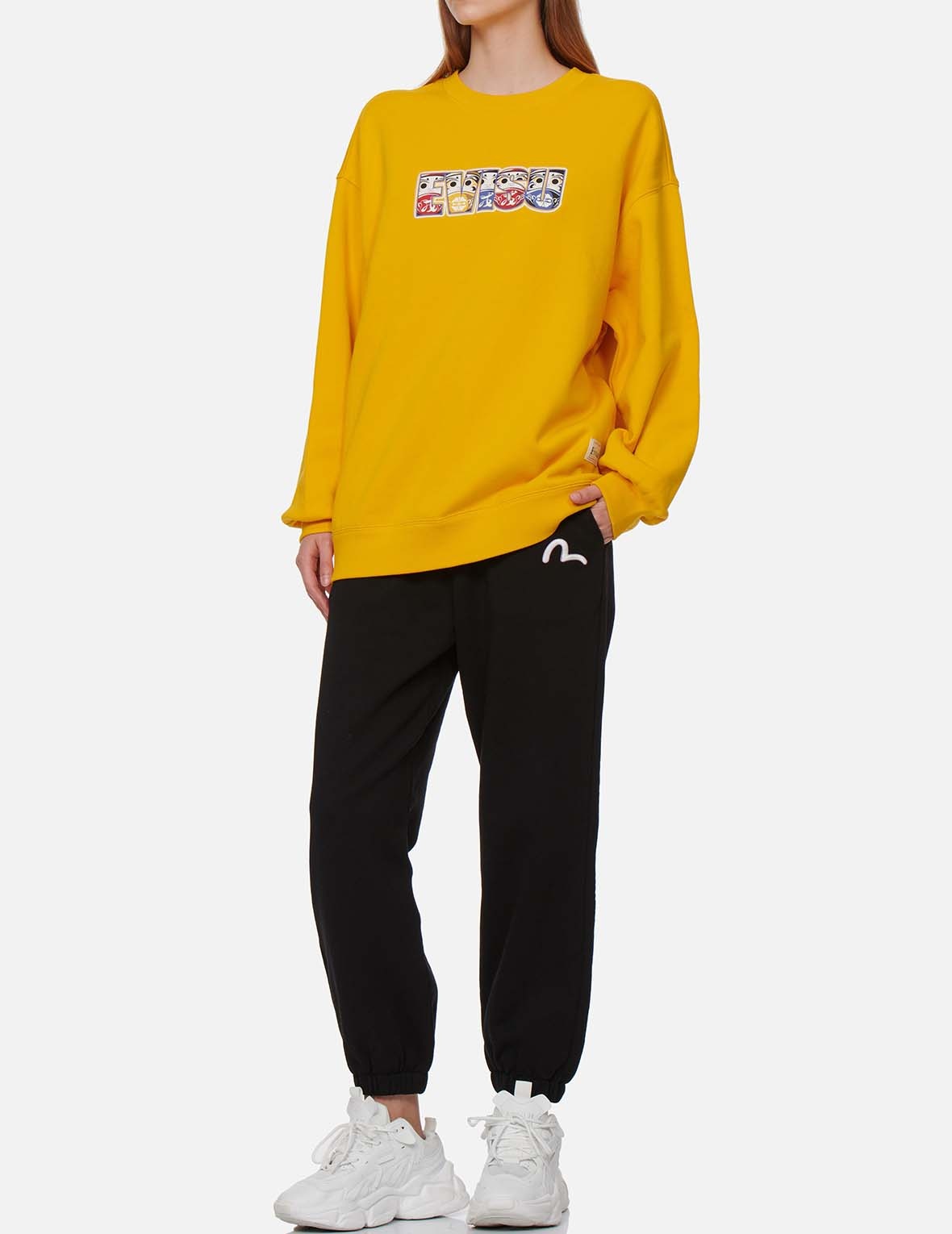 KOKESHI DARUMA EMBROIDERED SWEATPANTS - 6