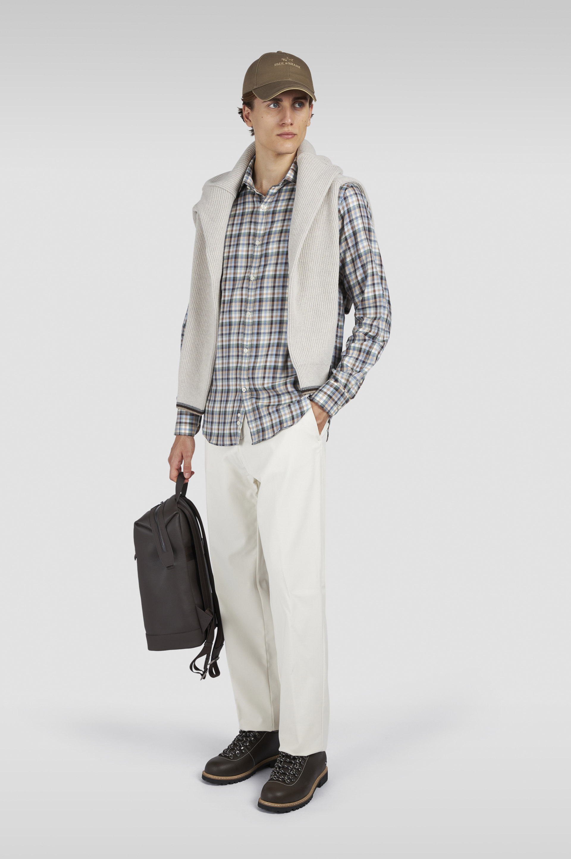 X-SOFT SHIRT WITH CHECKERED PATTERN - 2