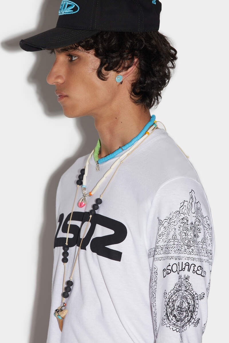 ◆DSQUARED2◆ Ｔシャツ DSQ2 OVER SURF T‐SHIRT DSQUARED2 DSQ2 OVER SURF T-SHIRT | REVERSIBLE