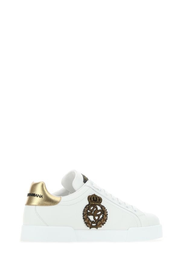 White leather Portofino sneakers - 3