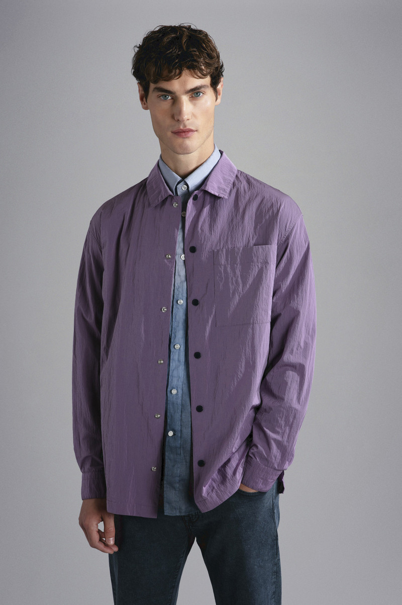 GARMENT DYED NYLON OVERSHIRT 6