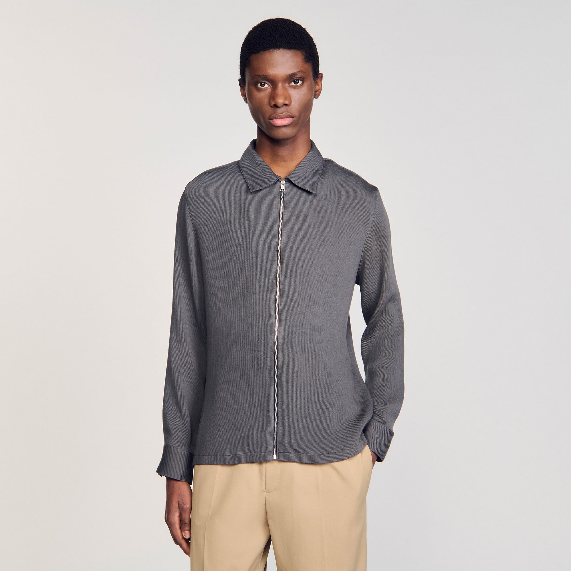 PLEATED SHIRT - 4