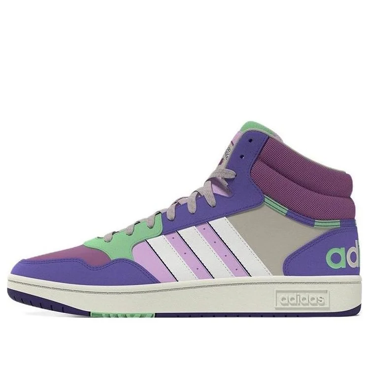 (WMNS) adidas Neo Hoops 3.0 MID 'Purple Pink' H03748 - 1