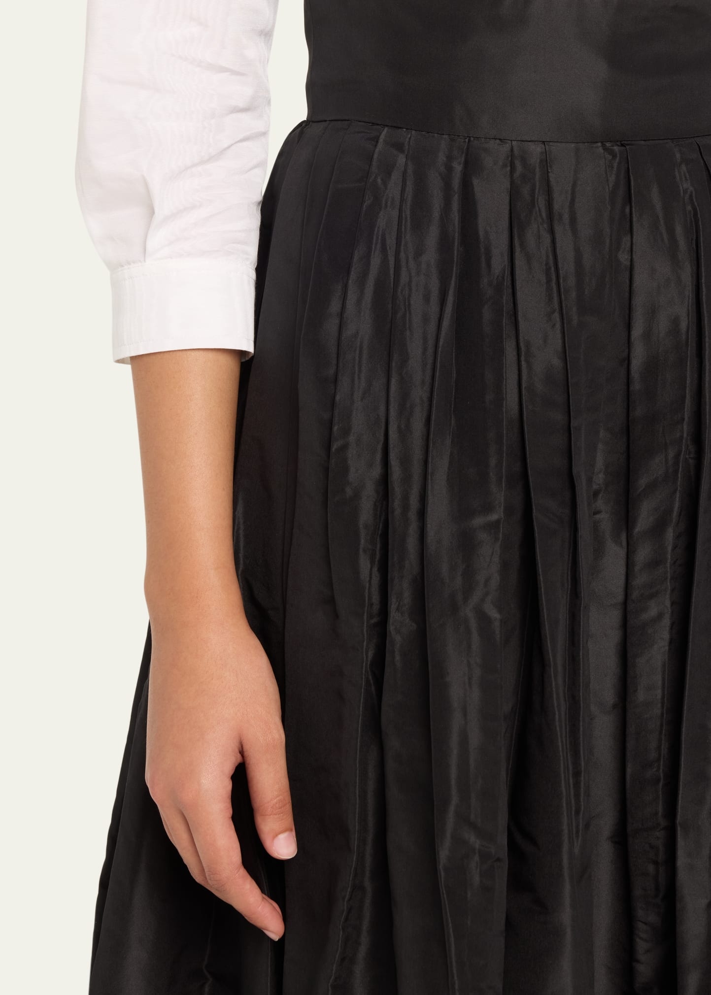 Pleated Silk Ball Skirt - 5