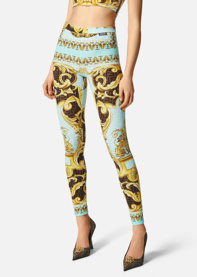 Fendace Gold Baroque Leggins 3