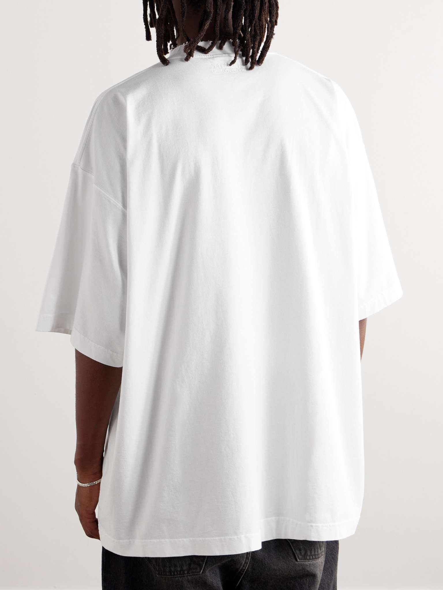 Oversized Printed Cotton-Jersey T-Shirt - 3