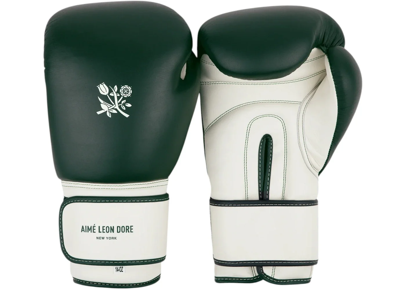 Aime Leon Dore Crest Boxing Gloves Green/Cream - 1