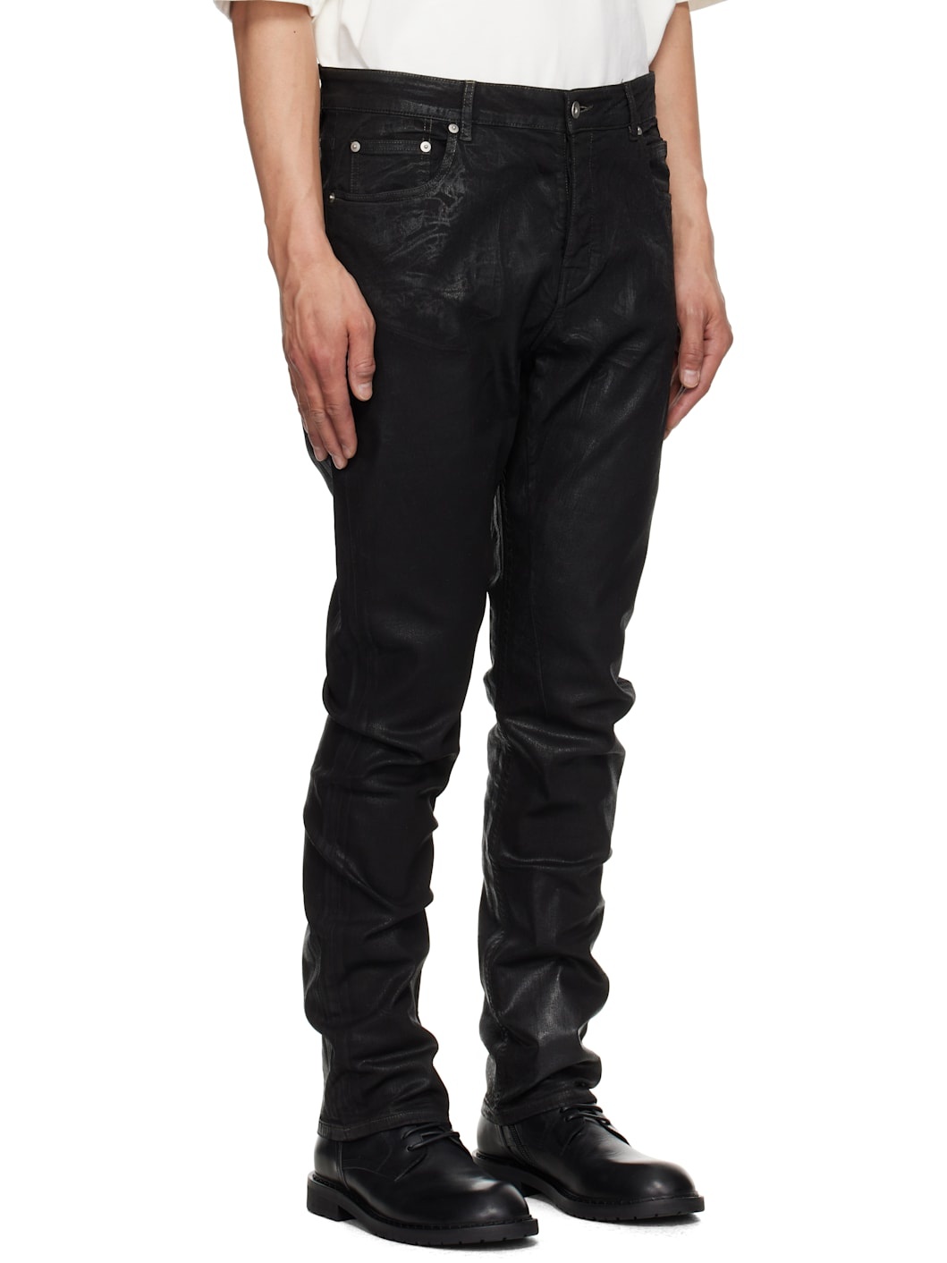 Black Hollywood Detroit Cut Jeans - 2