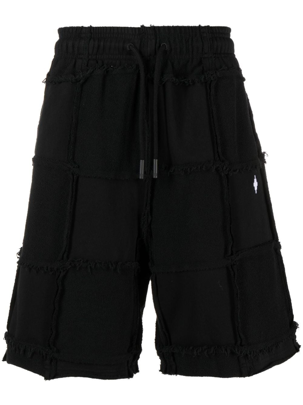 Cross Inside Out cotton track shorts - 1