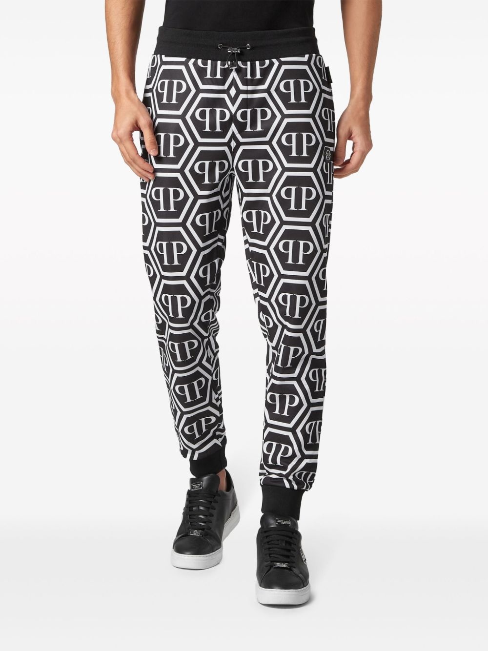 monogram track pants - 3