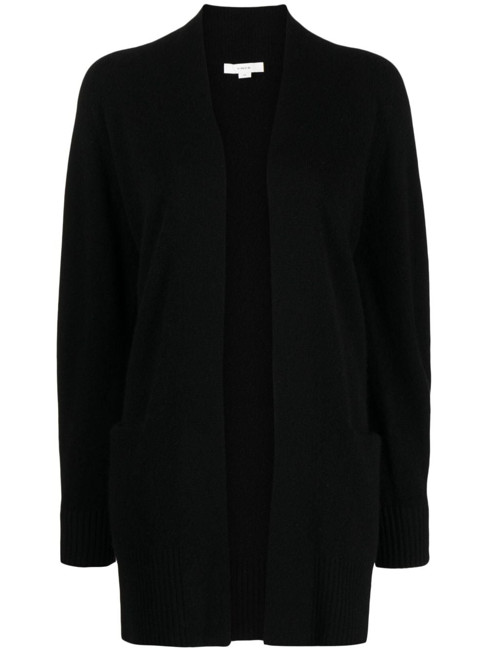 open-front cashmere cardi-coat - 1