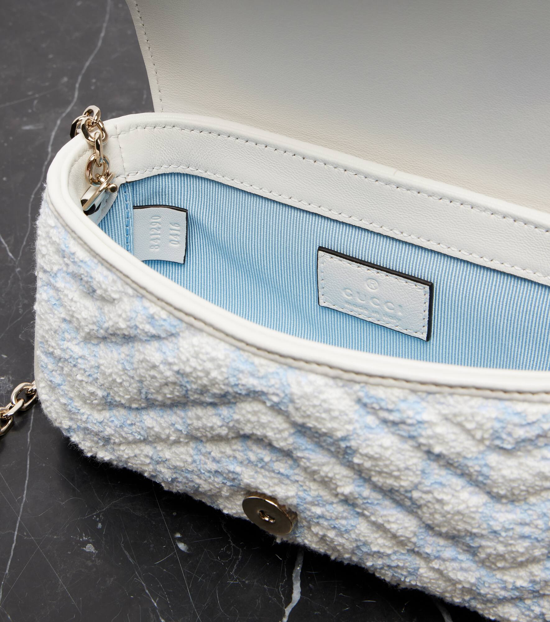 GG Marmont Mini bouclé shoulder bag - 3