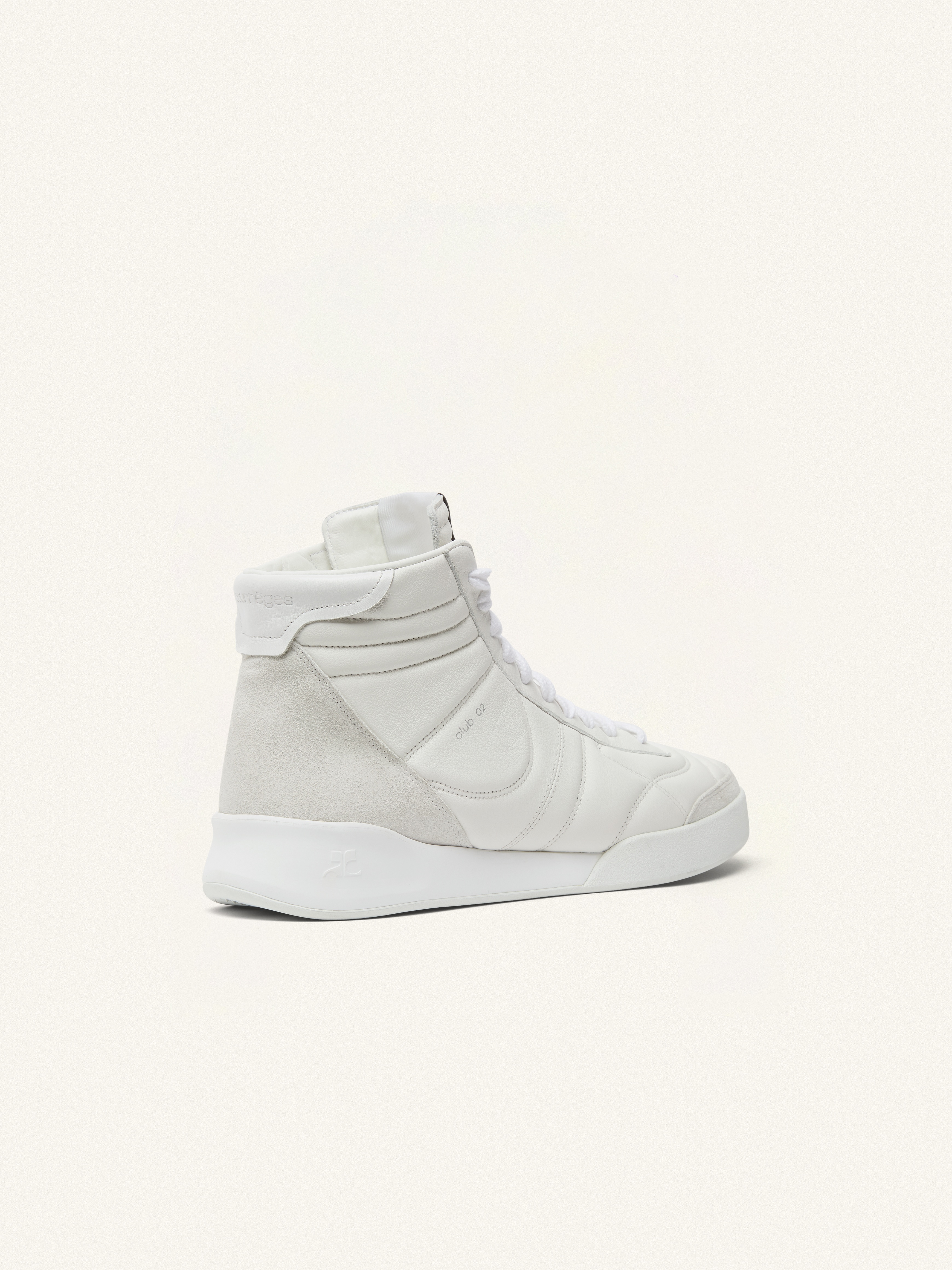 CLUB02 MID LEATHER SNEAKERS - 3