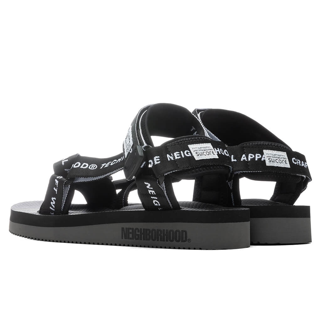 NEIGHBORHOOD X SUICOKE SI . OG-022V2 NR-SANDAL - BLACK - 3