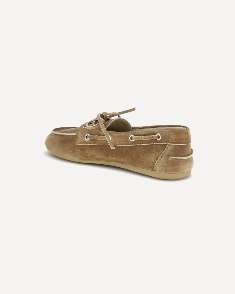 Miu Miu Delavé suede unlined Loafers outlook
