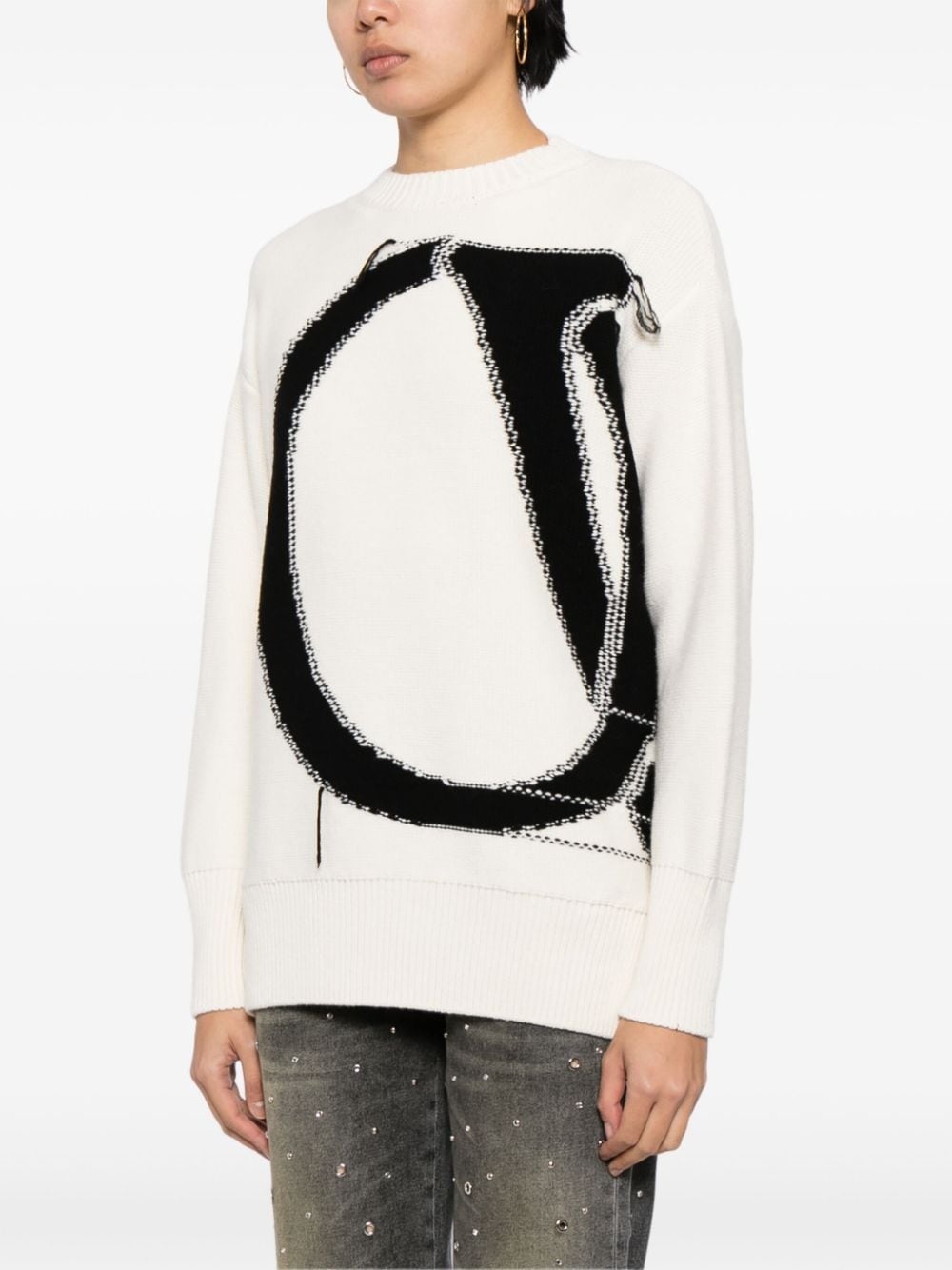 Ow maxi logo jumper - 6