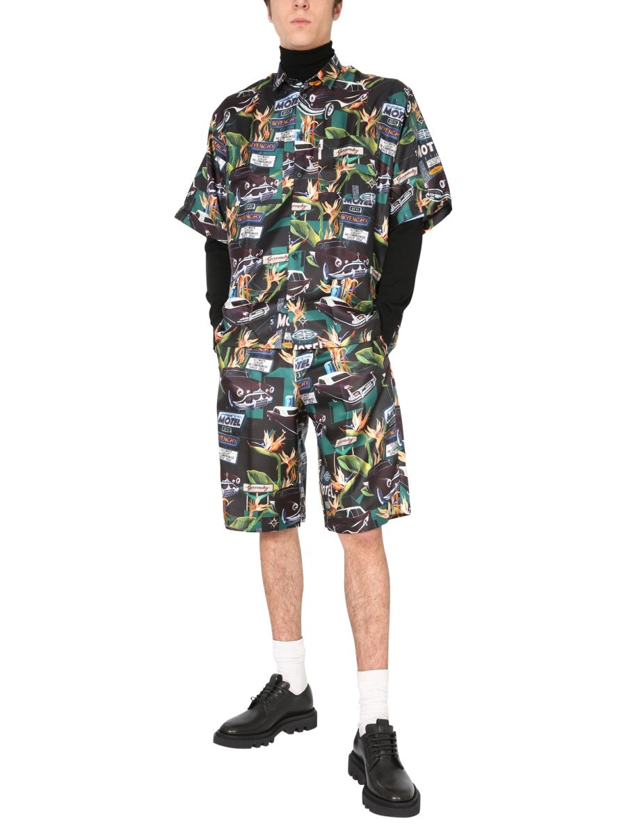 Givenchy Men Silk Bermuda - 2
