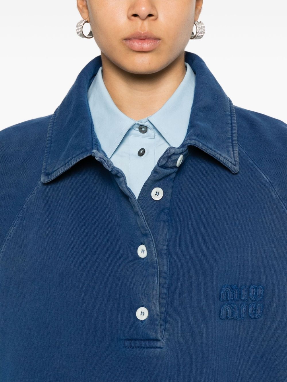 Miu Miu MIU MIU Women Logo Patch Sweatshirt | ateliernewyork Miu Miu MIU MIU Women Logo Patch Sweatshirt | ateliernewyork