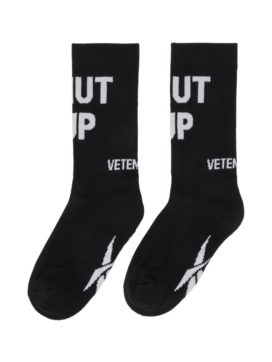 Black Reebok Edition Shut Up Socks - 2