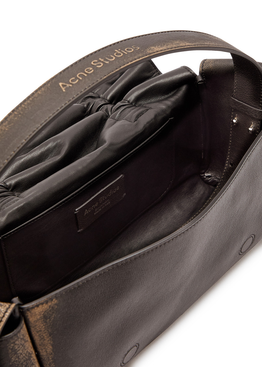 Acne Studios Multipocket Faded Grained-leather top Handle bag - 4
