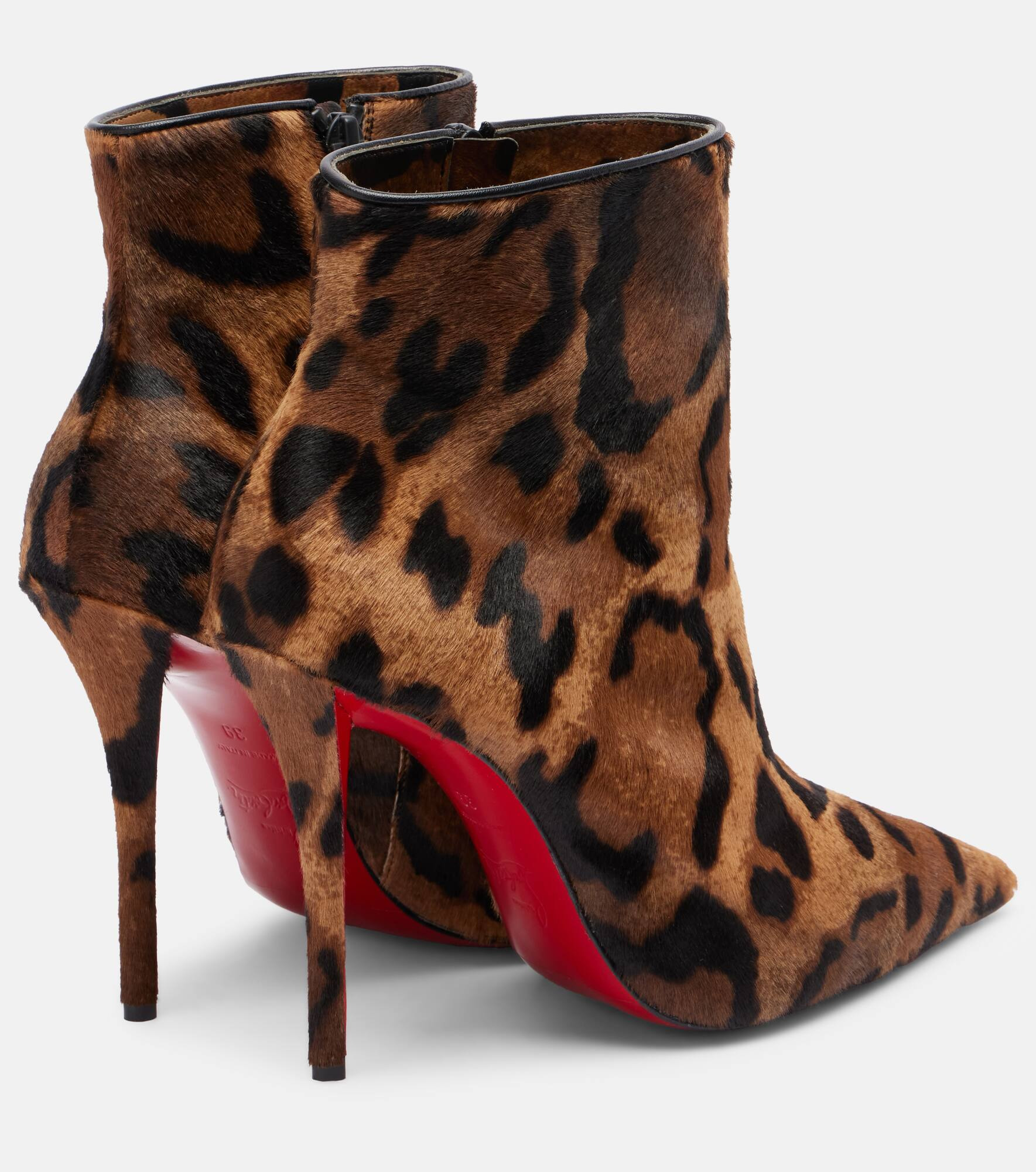 Miss Z 100 calf hair ankle boots - 2