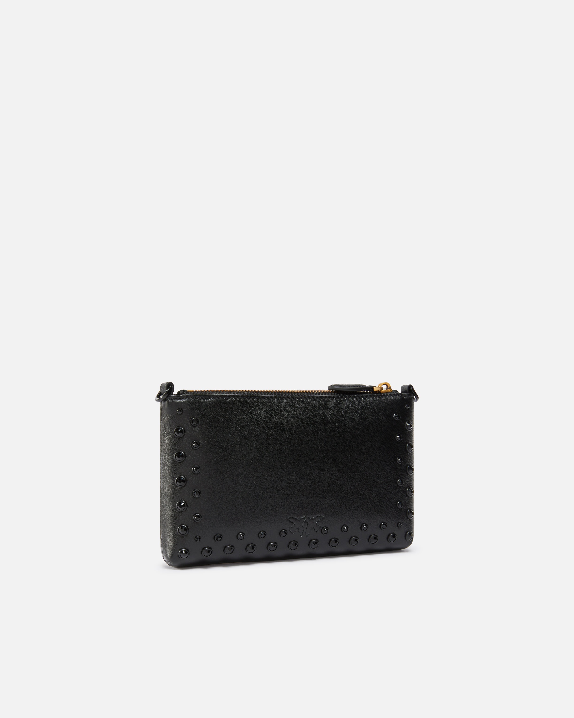 LAMINATED EVENING CROSSBODY BAG WITH RHINESTONES - 2