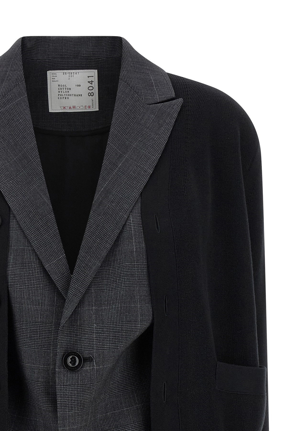 Sacai Women Double Layer Cardigan - 3
