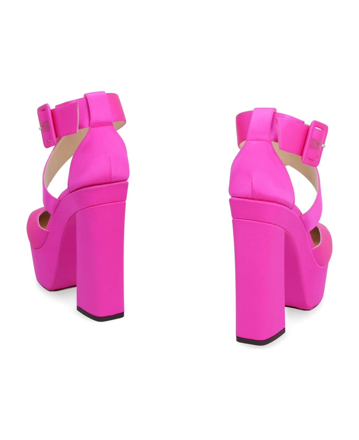 Gian Satin Sandals - 4