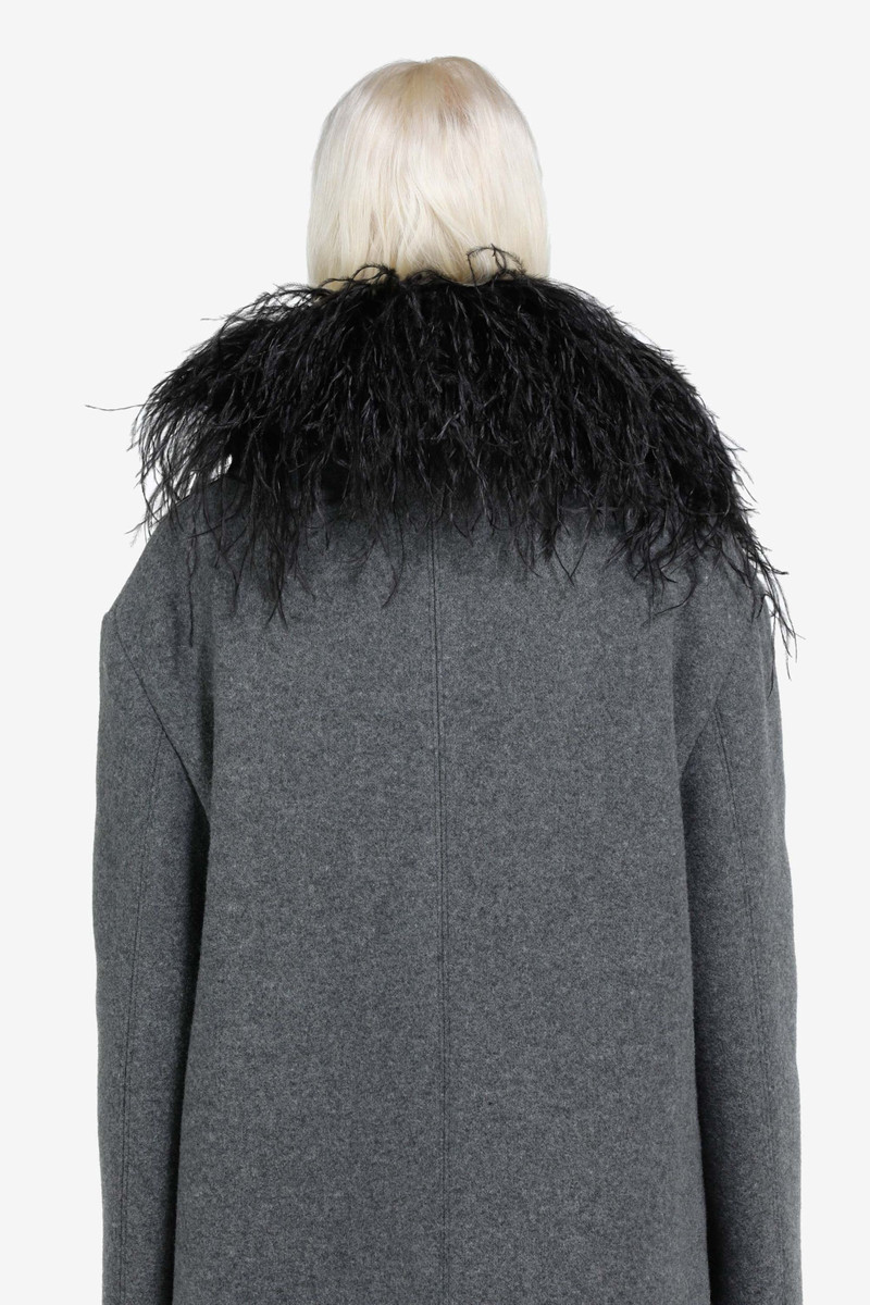 N°21 FEATHER-TRIM SCARF outlook