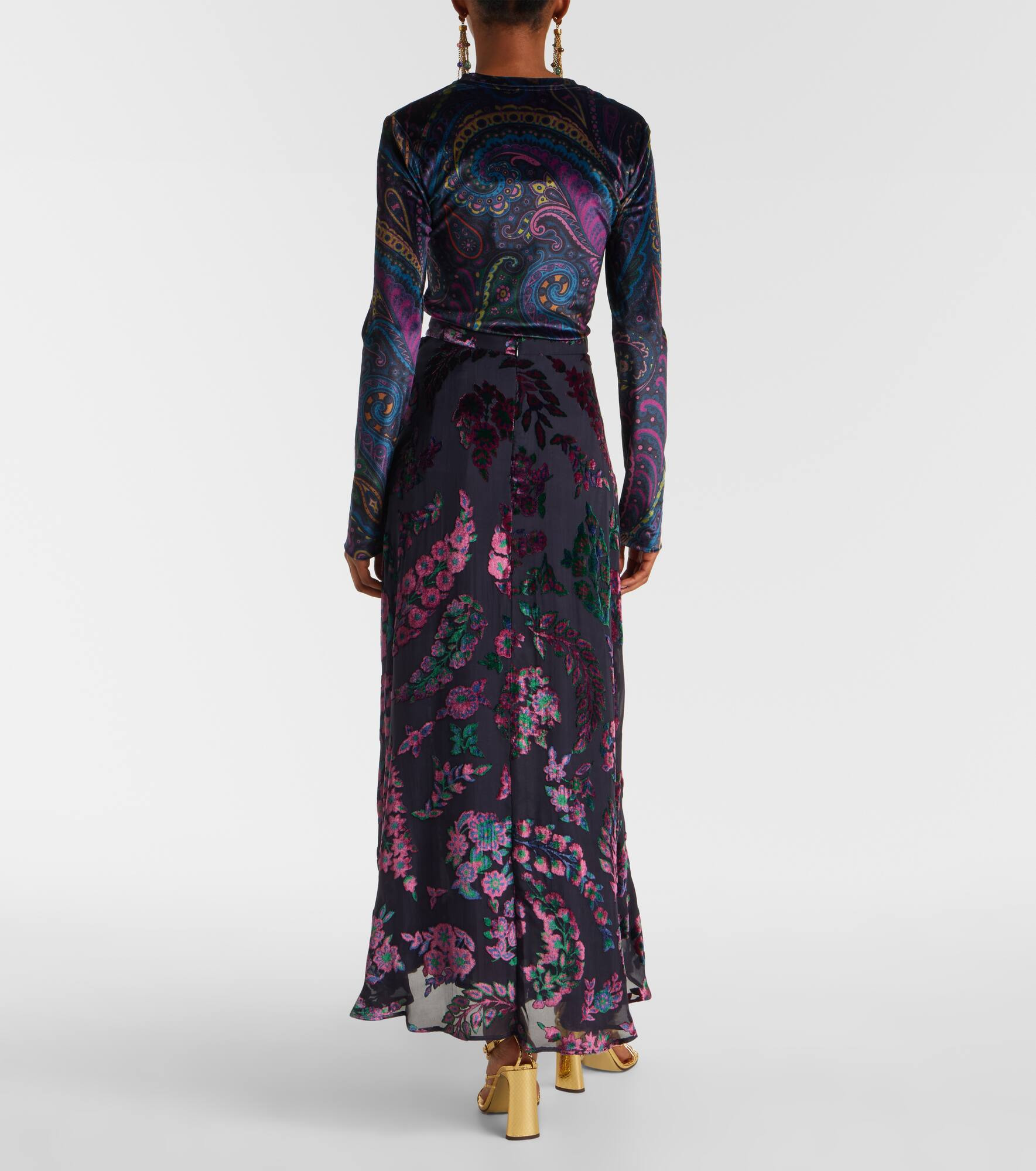 Floral maxi skirt - 3