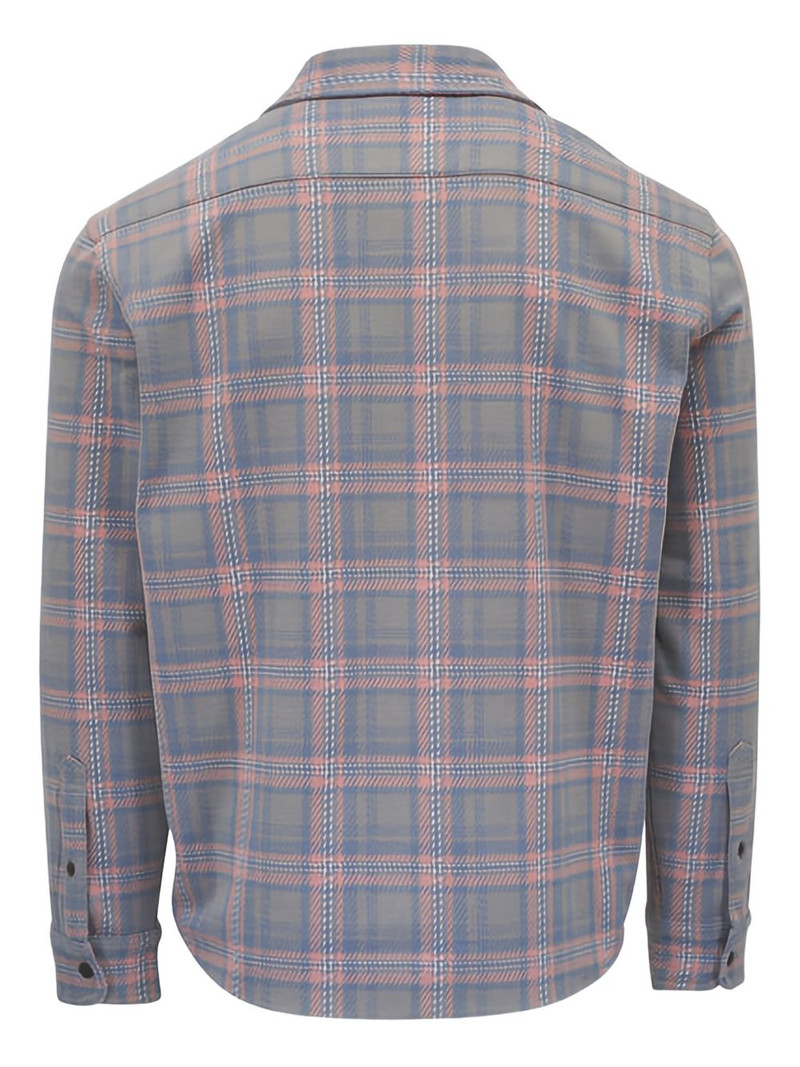 FAHERTY patch-pocket check-pattern shirt outlook