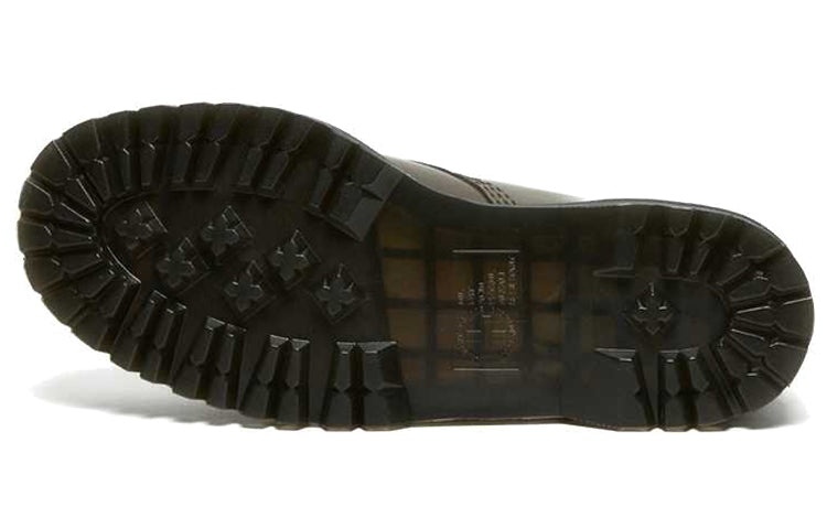 Dr.Martens 1460 Bex Smooth Leather Platform Boots 'Khaki Grey' 27140481 - 6