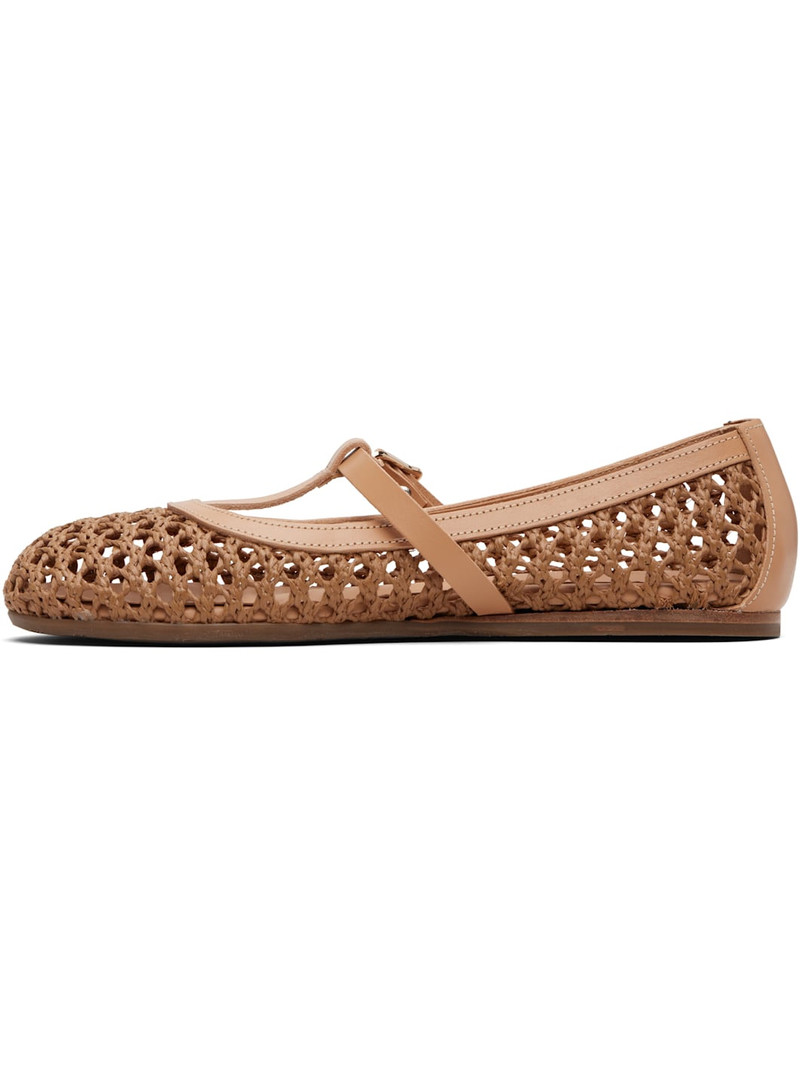 ANCIENT GREEK SANDALS Beige Aerati Ballerina Flats outlook