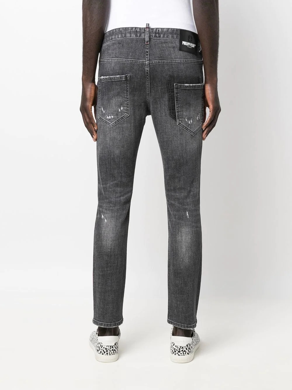 mid-rise skinny-cut jeans - 4