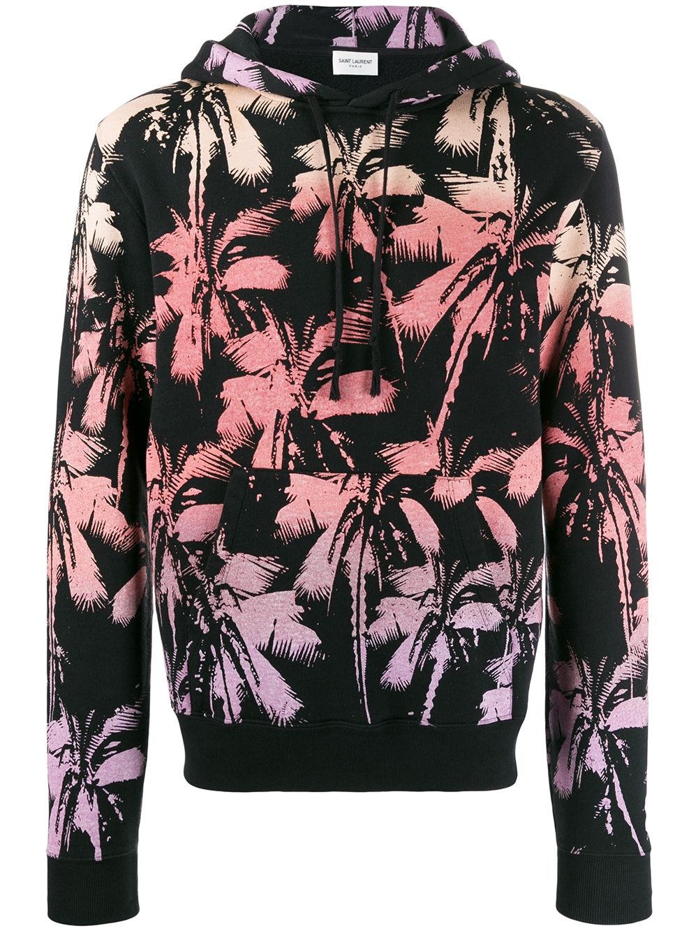 palm tree print hoodie - 1