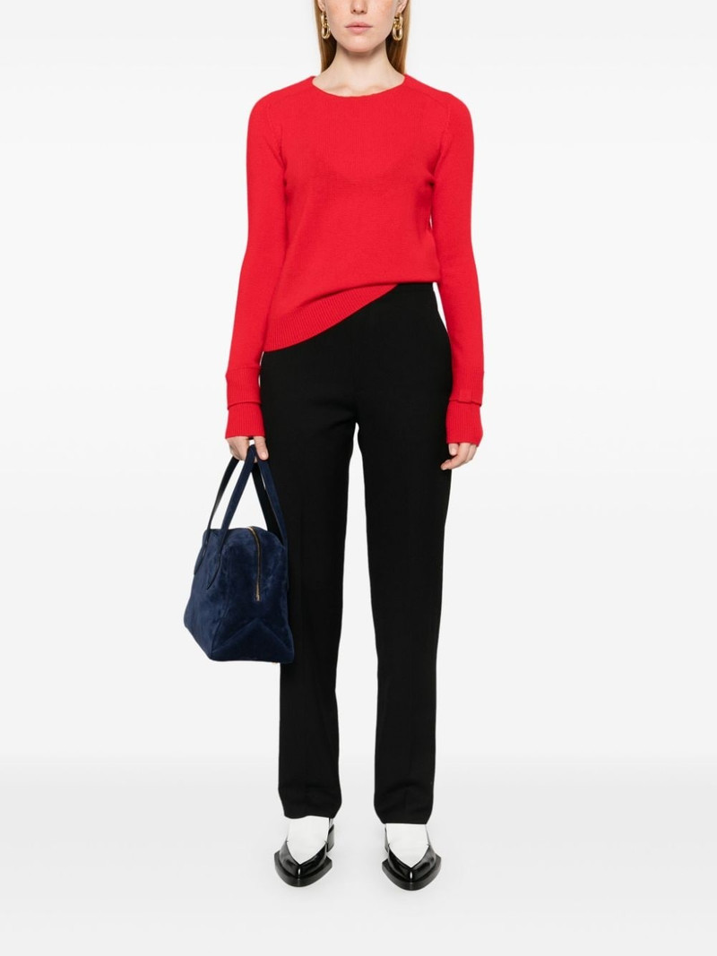 Victoria Beckham Grain De Poudre tapered trousers outlook